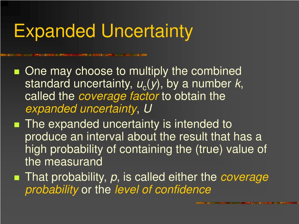 PPT MARLAP Chapter 19 Measurement Uncertainty PowerPoint Presentation