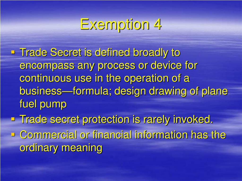 PPT Overview of FOIA Exemptions PowerPoint Presentation, free