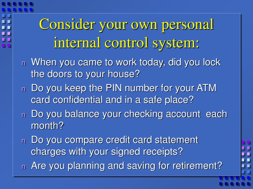 PPT Internal Control Concepts PowerPoint Presentation, free download