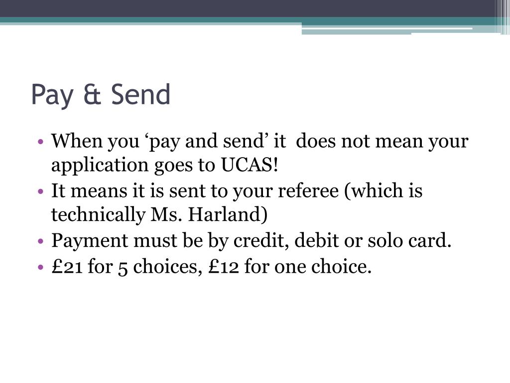 PPT Applying to University The UCAS Process PowerPoint Presentation