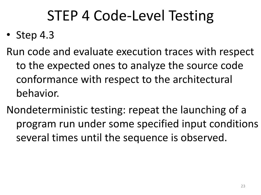 PPT Using Software Architecture For Code Testing PowerPoint