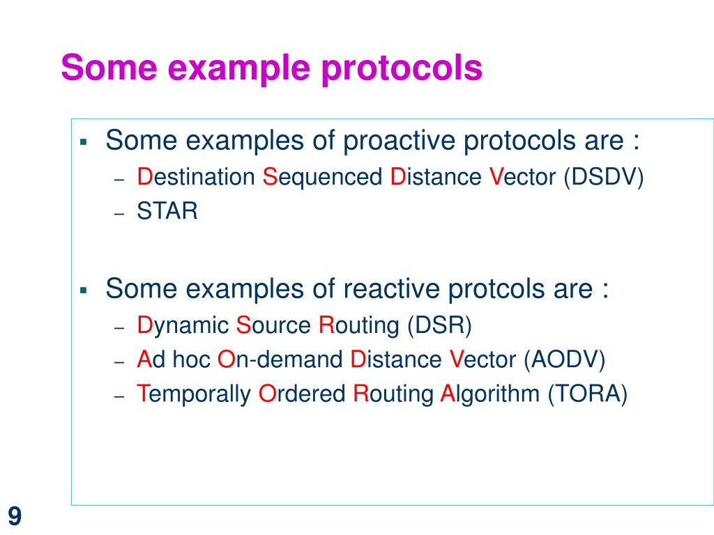 PPT The Destination Sequenced Distance Vector (DSDV) protocol
