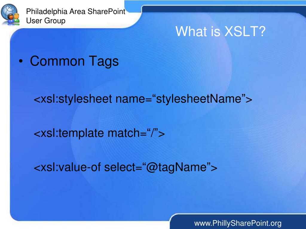 PPT Using XSLT with Custom  Parts PowerPoint Presentation, free download ID489001