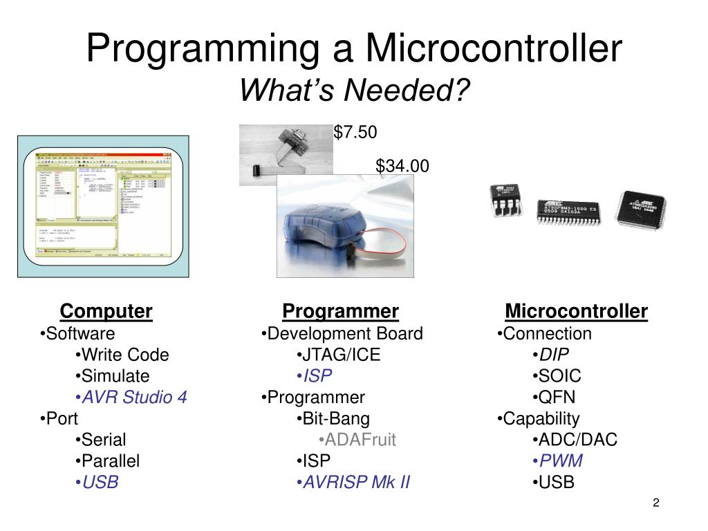 PPT The Use of Microcontrollers PowerPoint Presentation, free