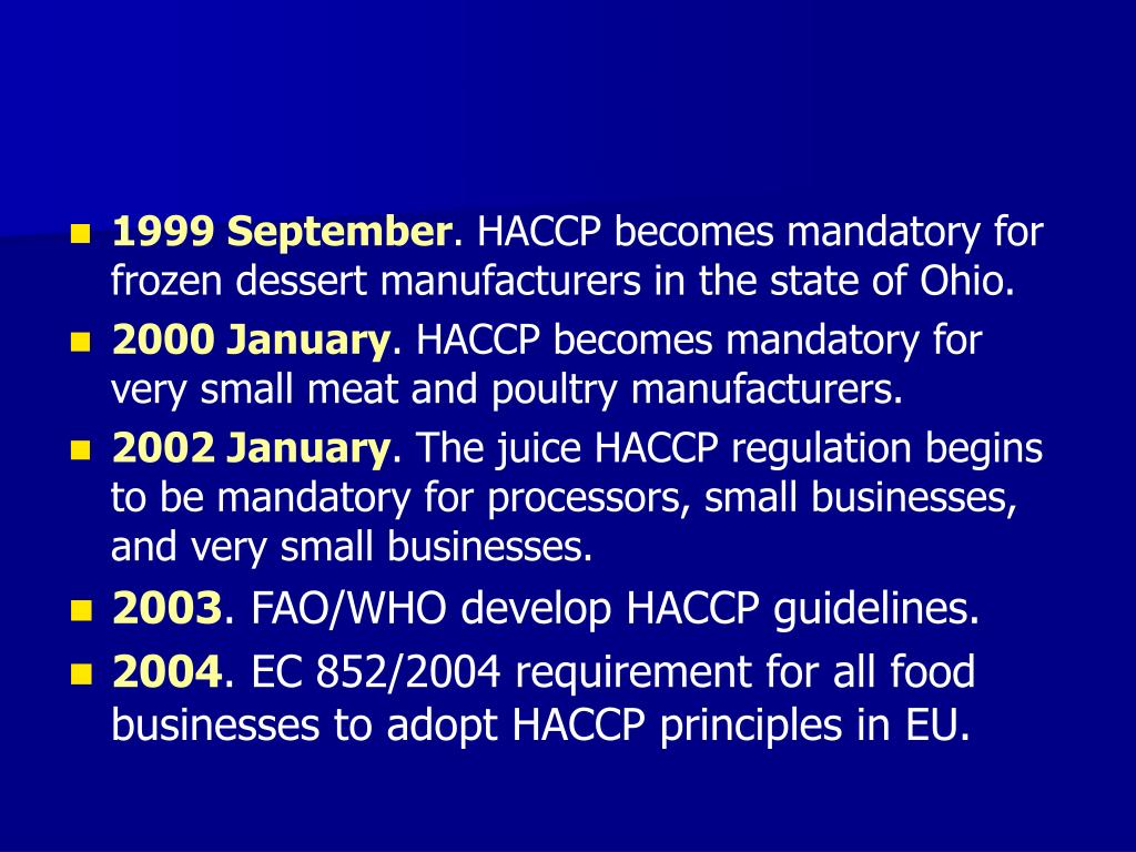 PPT Introduction to HACCP (Hazards Analysis Critical Control Point