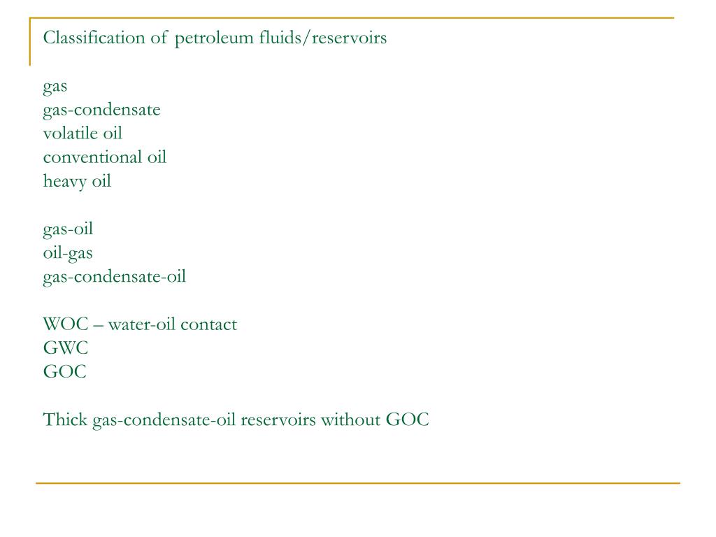 PPT Types of Oil and Gas reservoirs PowerPoint Presentation, free