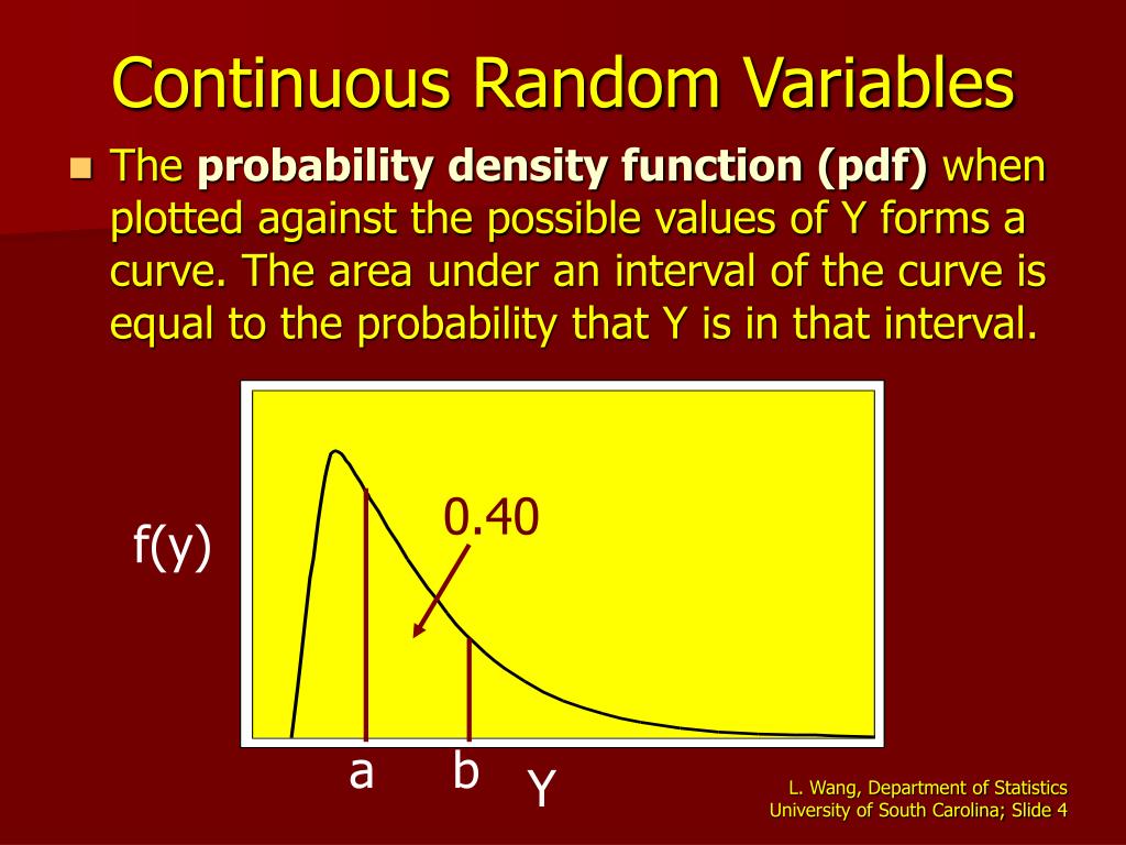 PPT Continuous Random Variables PowerPoint Presentation, free