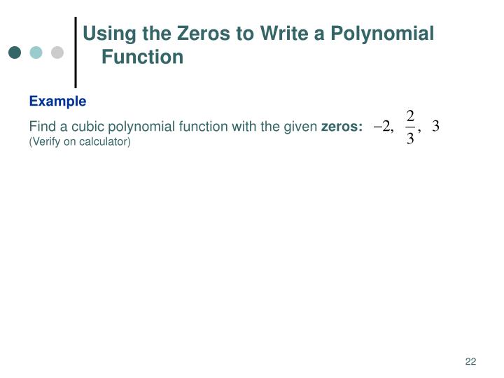 PPT 5.1 Polynomial Functions PowerPoint Presentation ID494954