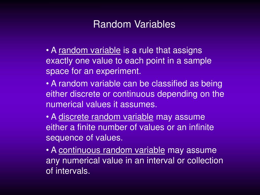 PPT Random Variables PowerPoint Presentation, free download ID495385