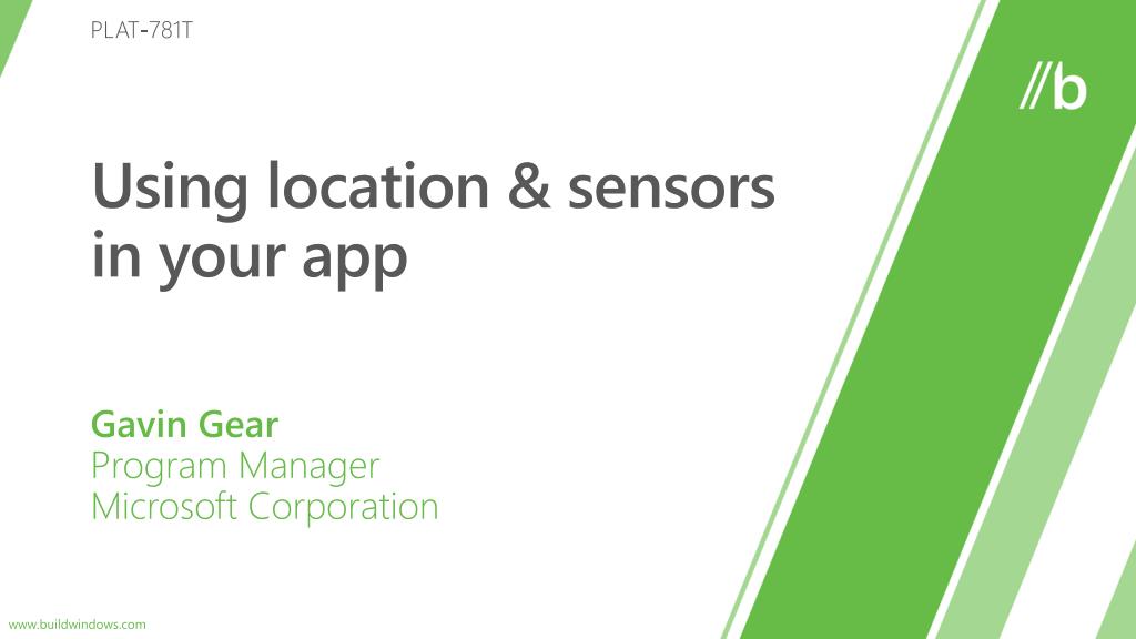 PPT Using location & sensors in your app PowerPoint Presentation ID