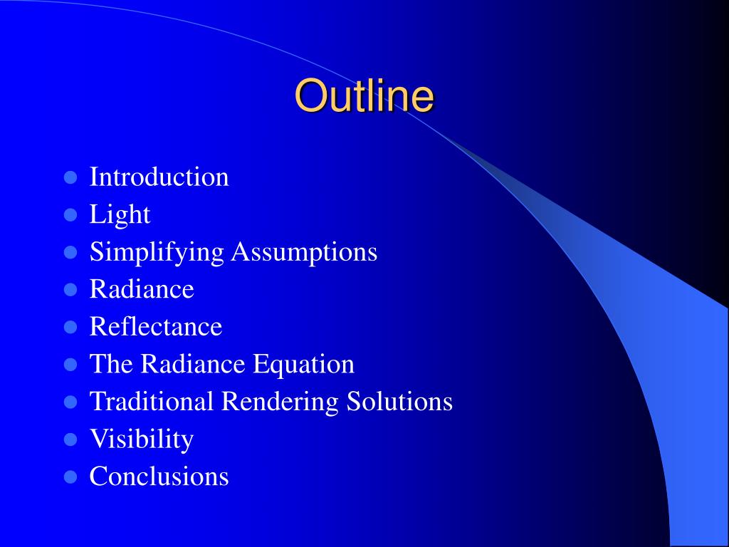 PPT The Radiance Equation PowerPoint Presentation, free download ID