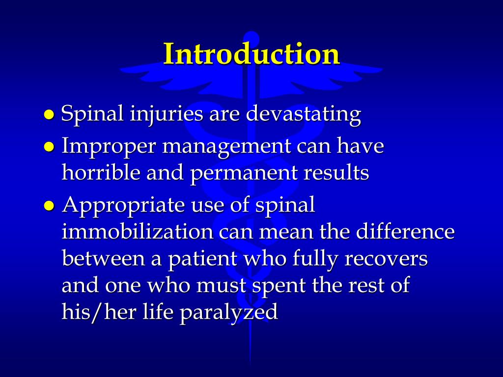 PPT Assessment of Spinal Injury PowerPoint Presentation, free
