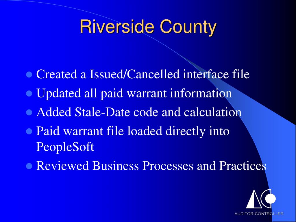 PPT PeopleSoft Transition from WarVal to Positive Pay Category 5 and