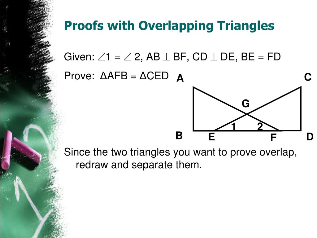 PPT Proving Overlapping Triangles PowerPoint Presentation, free
