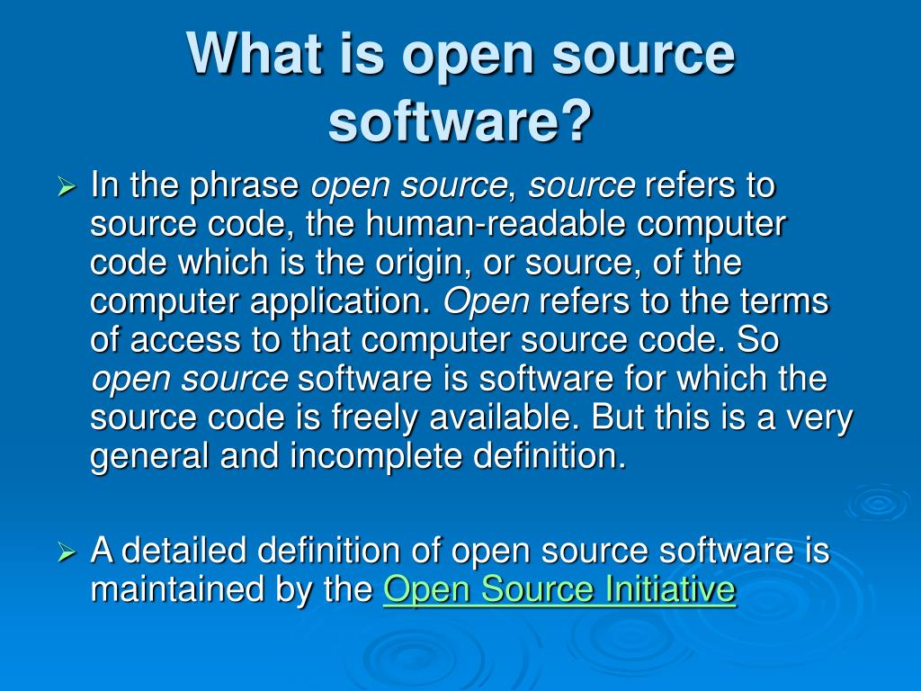 PPT Open Source Software for PowerPoint Presentation, free download