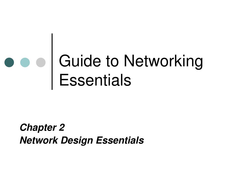 PPT Guide to Networking Essentials PowerPoint Presentation, free