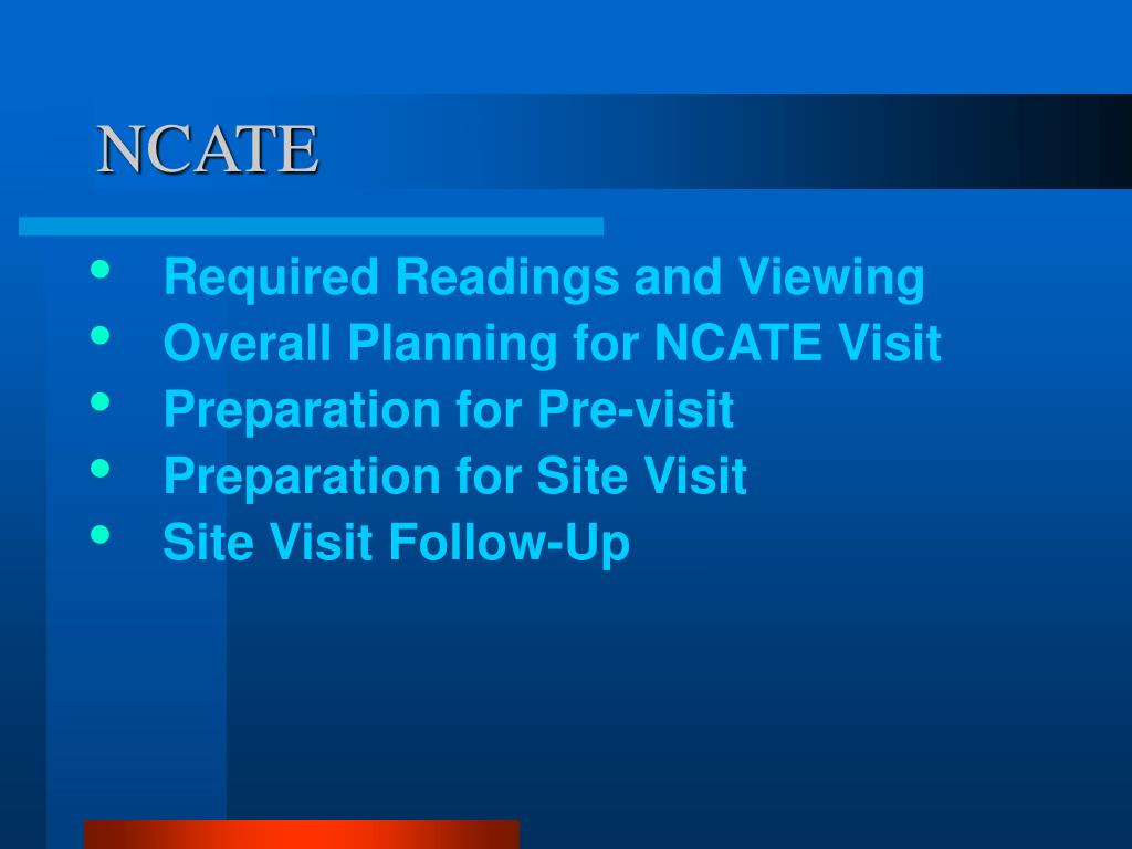 PPT Preparing for NCATE The Many Hats of the NCATE Coordinator