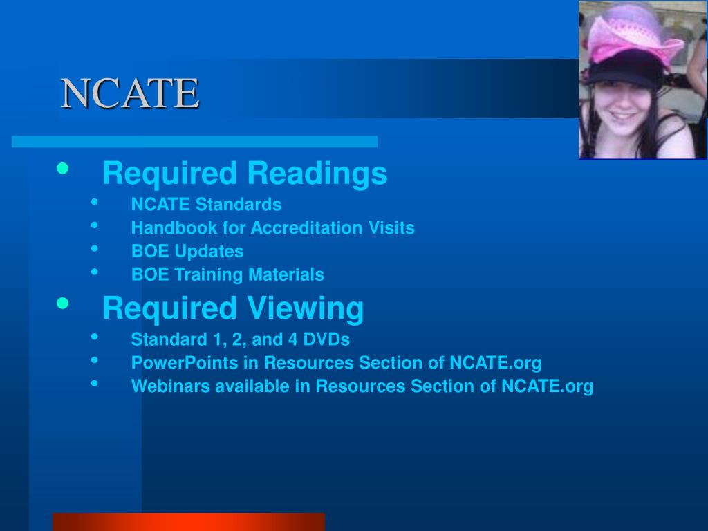 PPT Preparing for NCATE The Many Hats of the NCATE Coordinator