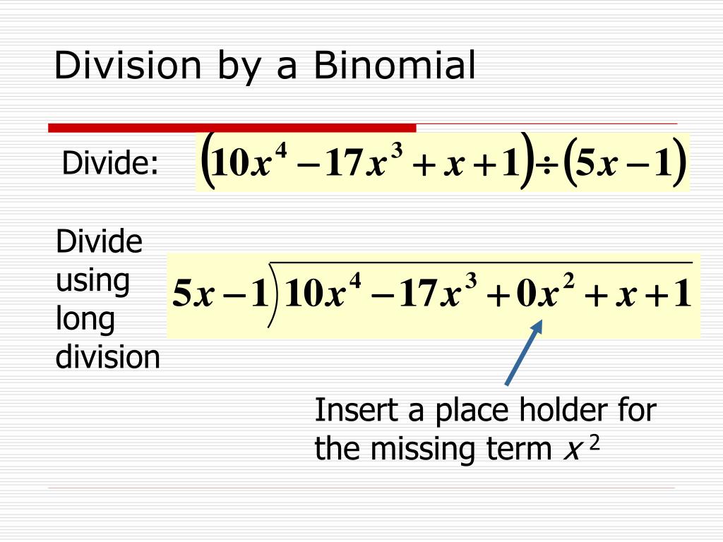 PPT Remainder and Factor Theorem PowerPoint Presentation, free