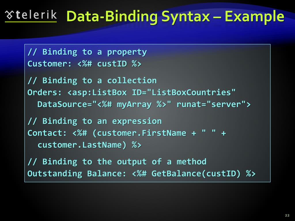 PPT Data Binding PowerPoint Presentation, free download ID