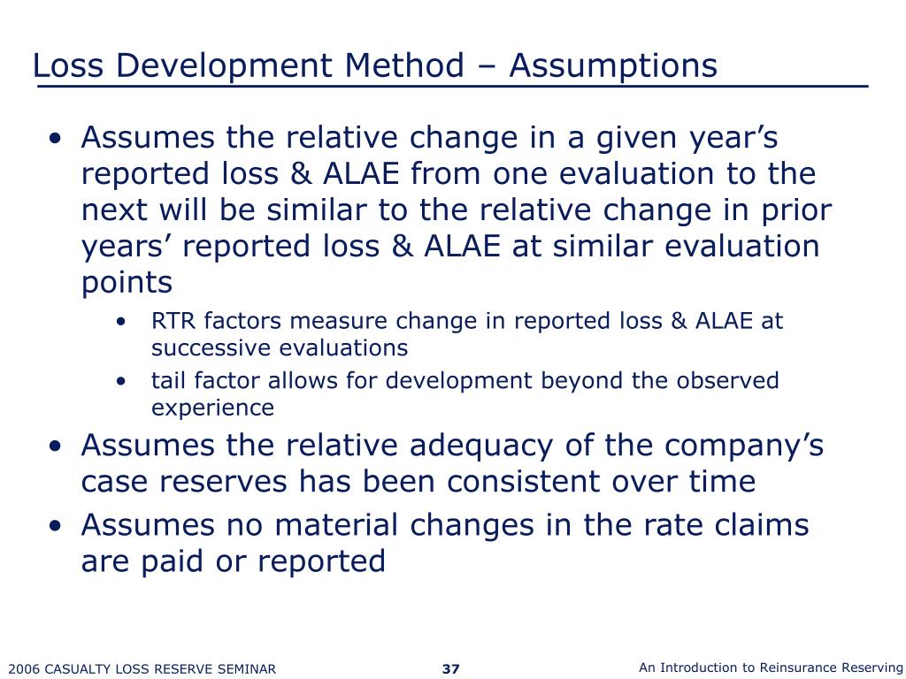 PPT Introduction To Reinsurance Reserving PowerPoint Presentation