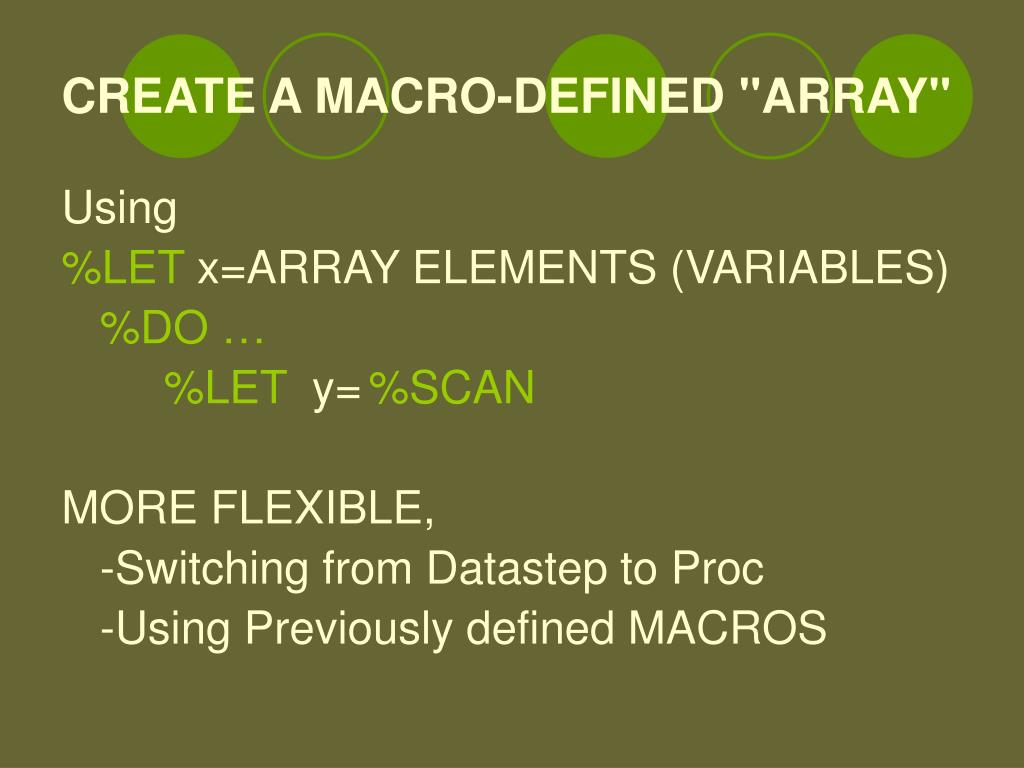 PPT SAS ARRAY PROCESSING PowerPoint Presentation, free download ID502905
