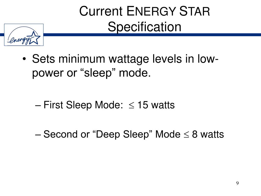 PPT Proposed ENERGY STAR Specifications for Computer Monitors