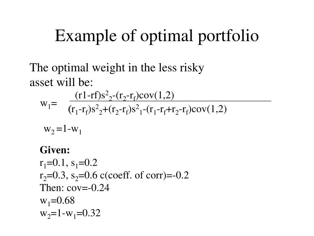 PPT Optimal Risky Portfolios PowerPoint Presentation, free download