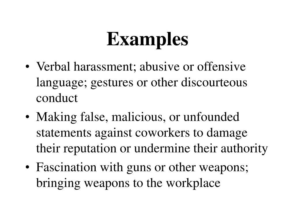 PPT Violence in the Workplace PowerPoint Presentation, free download