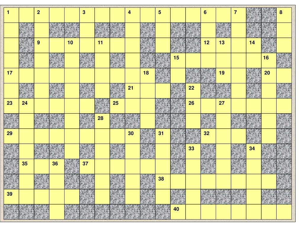 PPT Tudor Crossword PowerPoint Presentation, free download ID505862