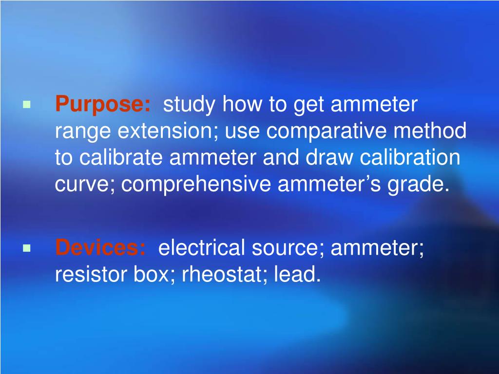PPT Converting and Calibrating of the Ohmmeter PowerPoint