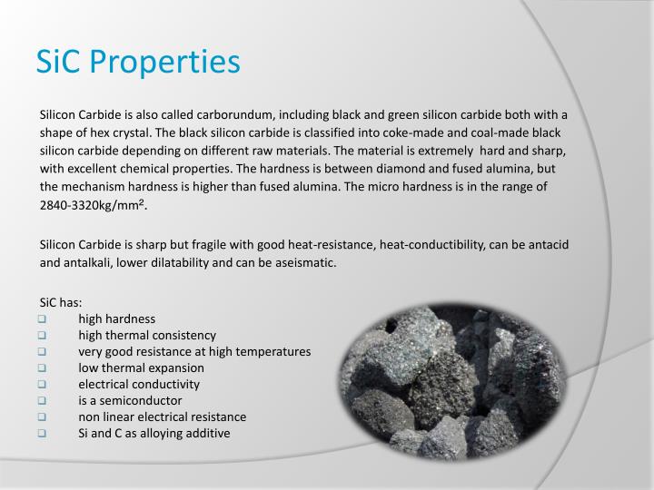 PPT SILICON Carbide PowerPoint Presentation ID507885