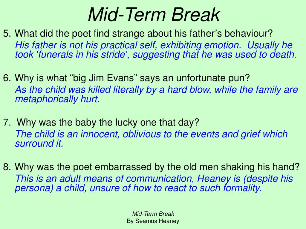 PPT MidTerm Break PowerPoint Presentation, free download ID508311