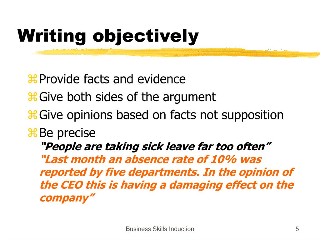 PPT Writing for Business PowerPoint Presentation, free download ID