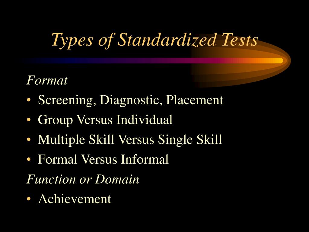PPT Standardized Testing PowerPoint Presentation, free download ID5090