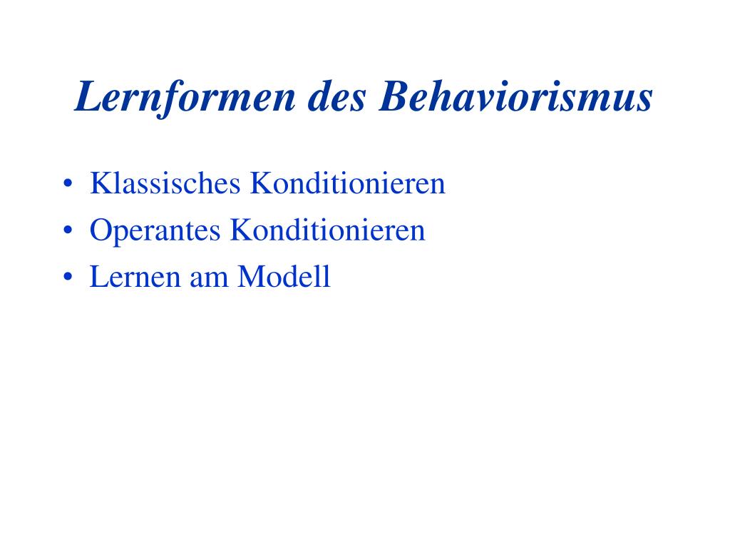 PPT Psychologie des Lernens PowerPoint Presentation