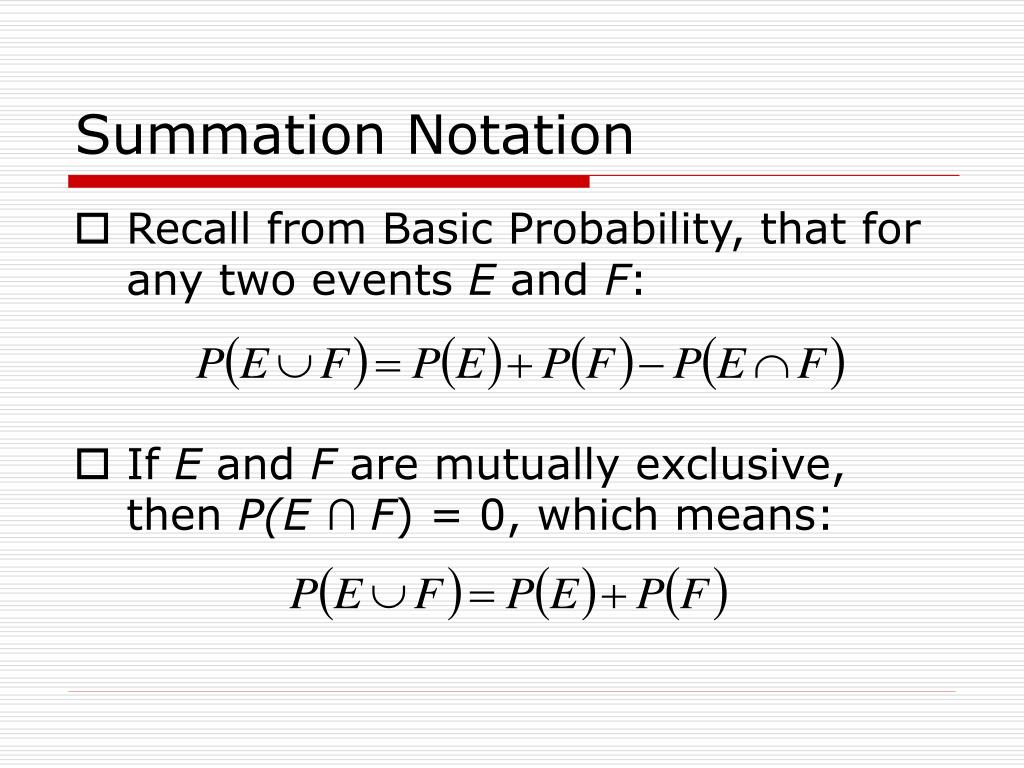 PPT Summation Notation PowerPoint Presentation, free download ID510198