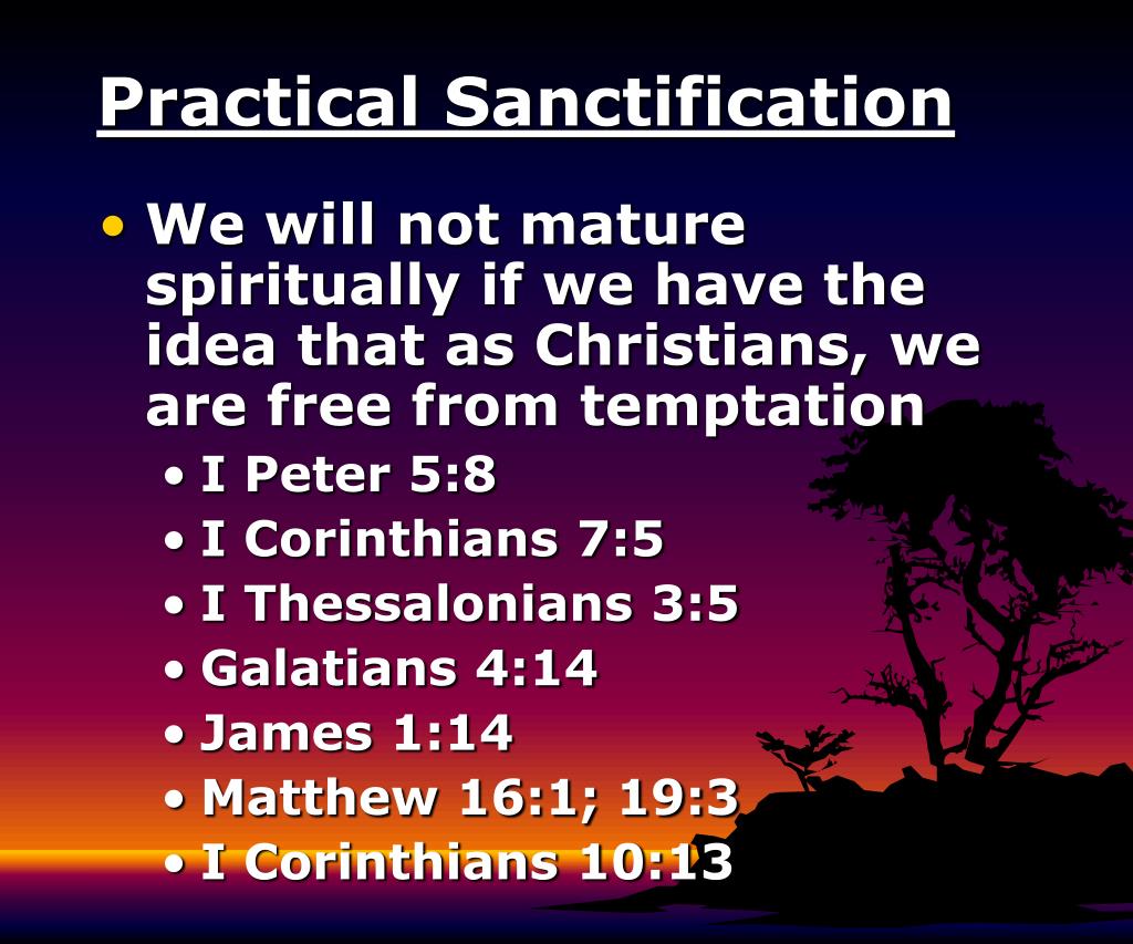 PPT Sanctification PowerPoint Presentation, free download ID512708