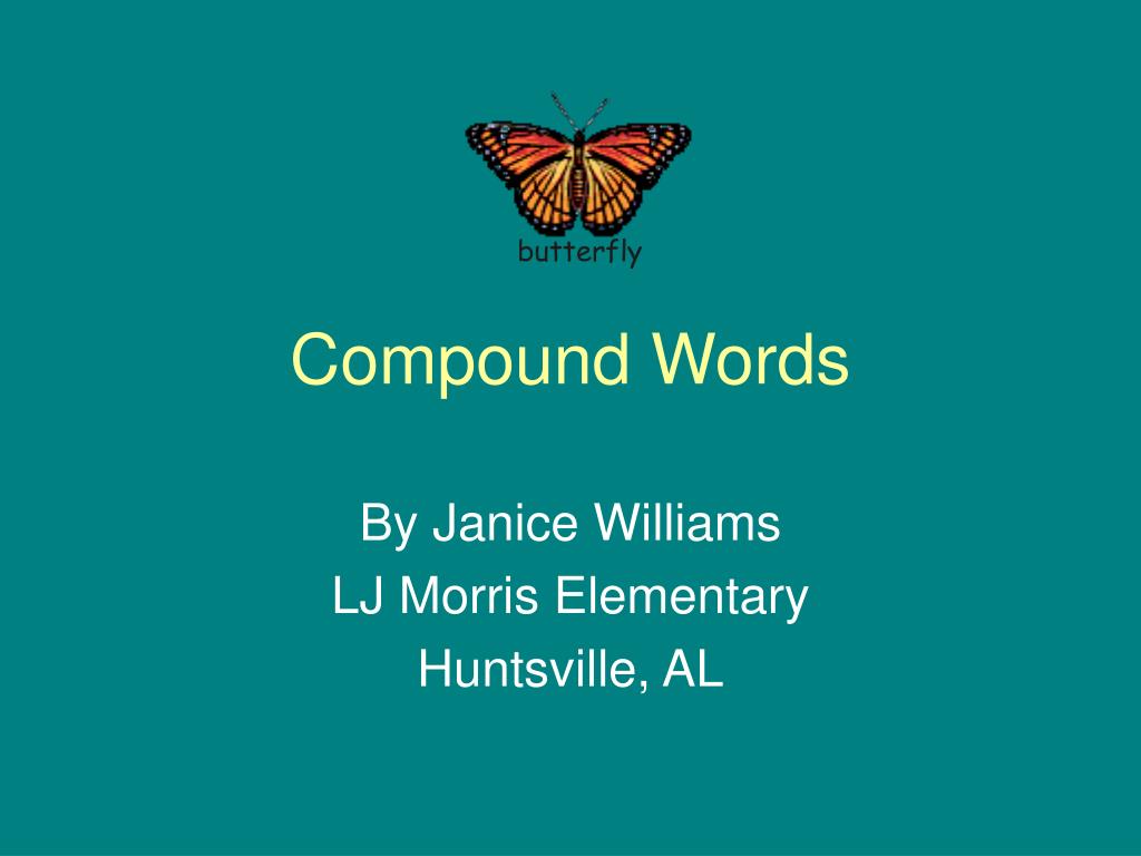 PPT Compound Words PowerPoint Presentation, free download ID512757