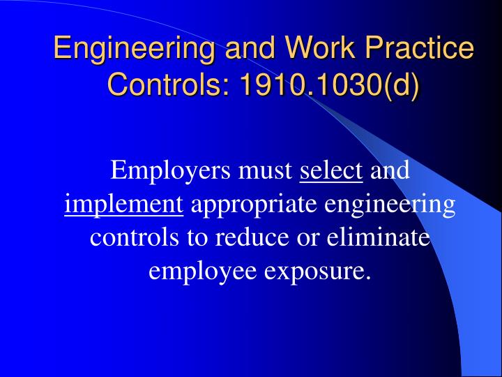 PPT OSHA’s Bloodborne Pathogens Standard … and Needlestick Safety and