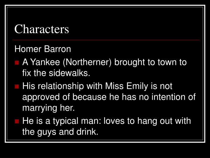 PPT A Rose for Emily PowerPoint Presentation ID513754