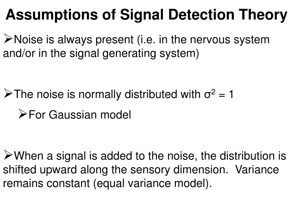 PPT Origins of Signal Detection Theory PowerPoint Presentation, free