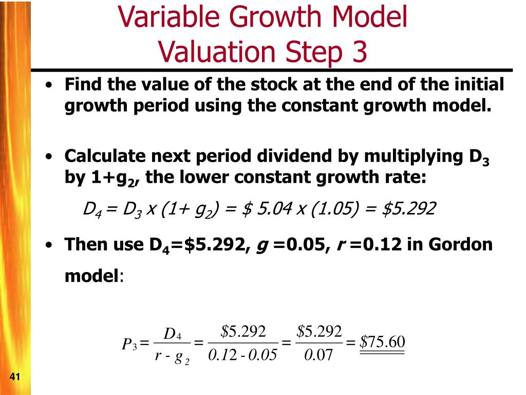 PPT Chapter 5 Stock Valuation PowerPoint Presentation, free download