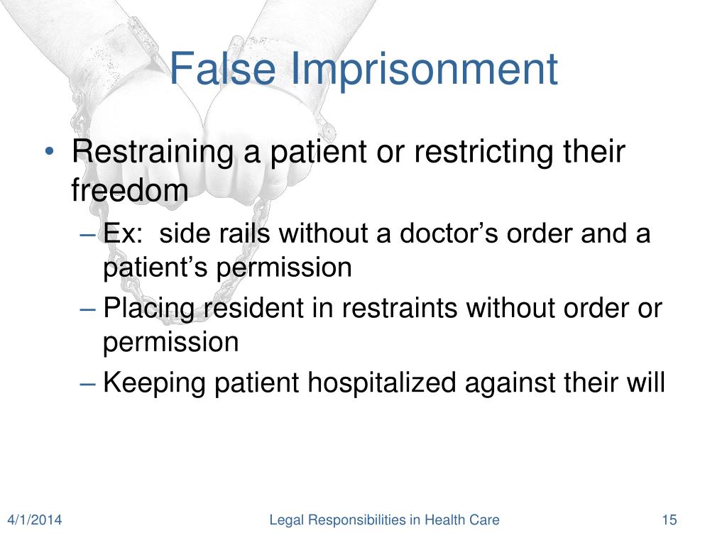 PPT Legal Responsibilities in Health Care PowerPoint Presentation