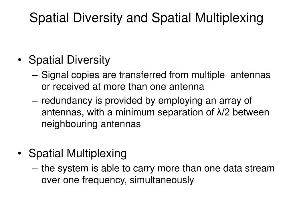 PPT MULTIPLE INPUT MULTIPLE OUTPUT SYSTEMS (MIMO) PowerPoint