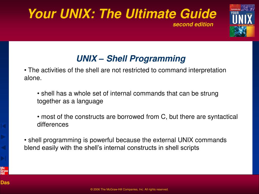 PPT UNIX Shell Programming PowerPoint Presentation, free download ID515492