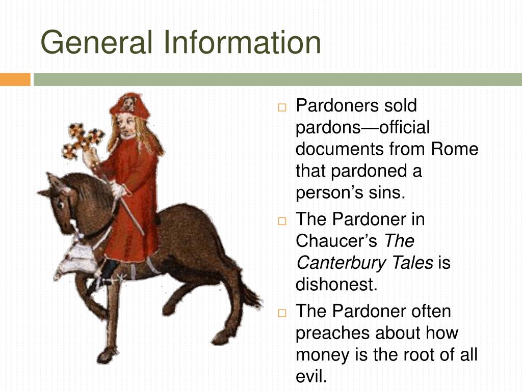 PPT Irony and Death in The Pardoner’s Tale PowerPoint Presentation