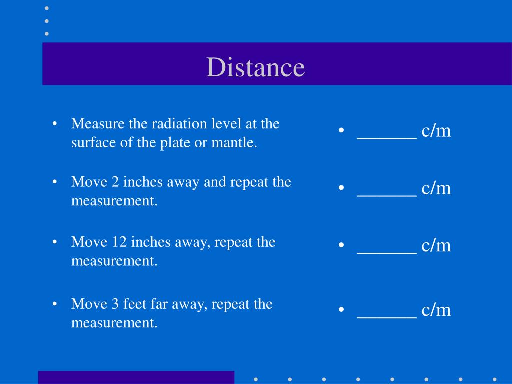 PPT RADIATION LAB TIME DISTANCE SHIELDING PowerPoint Presentation