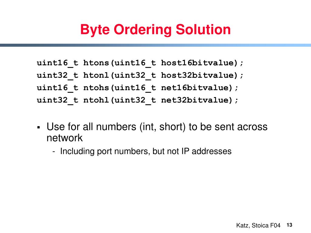 PPT EECS 122 Introduction to Computer Networks Sockets Programming