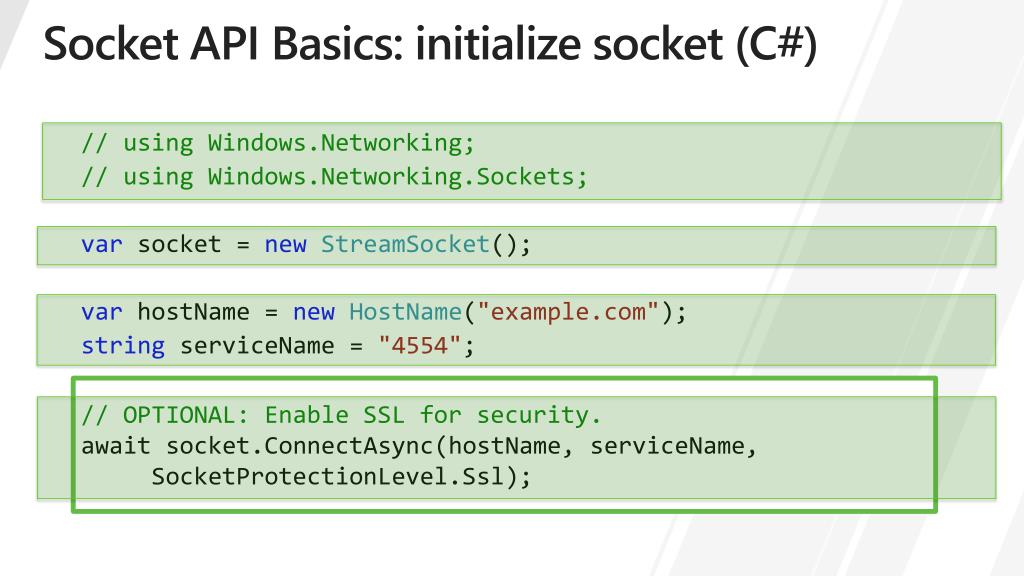 PPT Building Windows runtime sockets apps PowerPoint Presentation